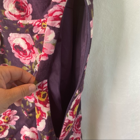 Boden 100% Wool shift dress size 8P - Picture 4 of 4